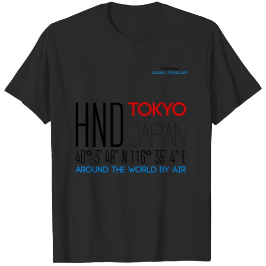 Tokyo, Japan Text Art T-shirt