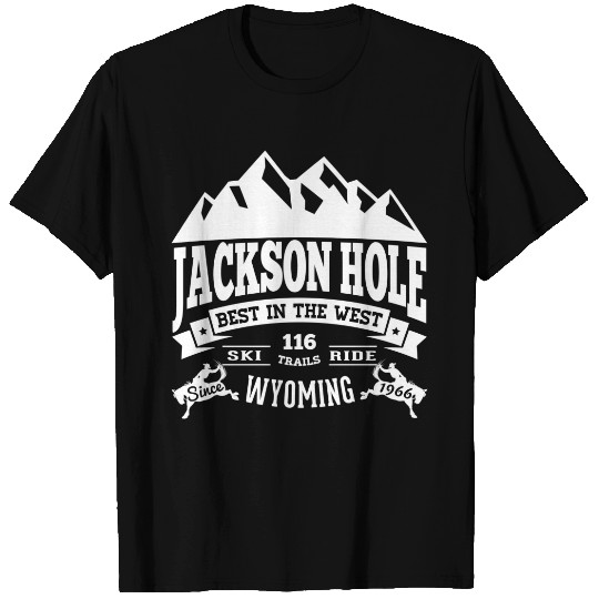 Jackson Hole Vintage White T-shirt