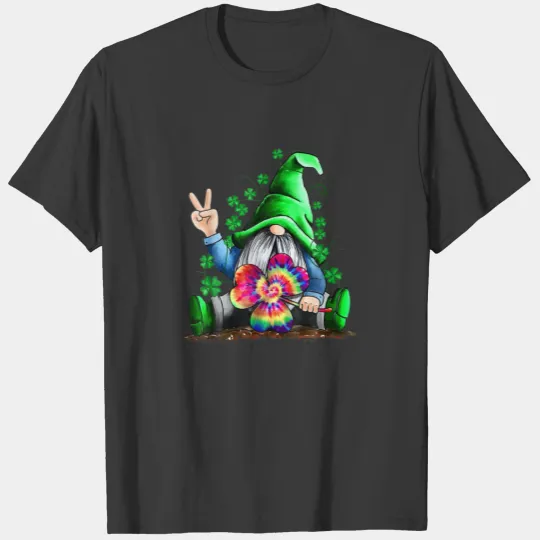Gnomes Lucky St Patrick's Day For Men Women T-shirt