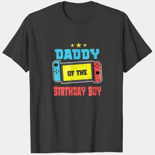 Daddy Of The Level Unlocked Video Game Boy Fathers T-shirt
