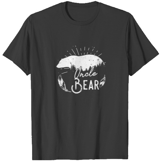 Uncle Bear Matching Family Camping Hiking Funny Ch T-shirt