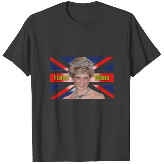 'I Love Diana' HRH Princess Diana T-shirt