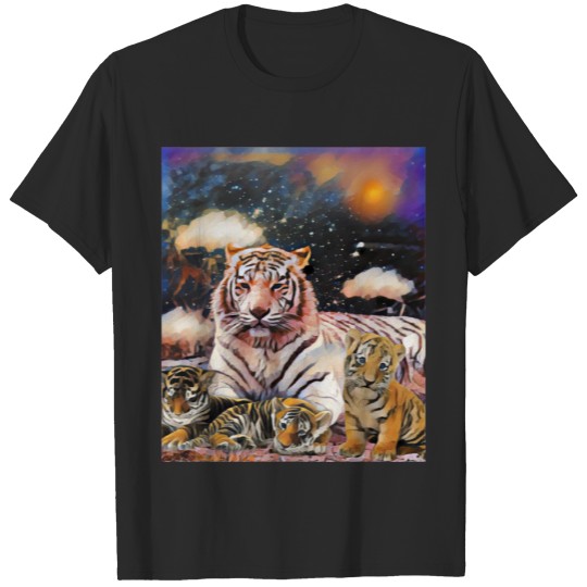 Discover tiger family T-shirt