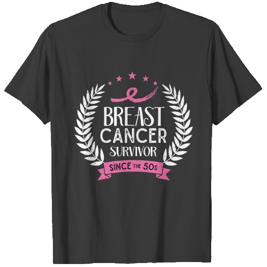 Custom Breast Cancer Survivor Awareness Since 50s Plus Size T-shirt