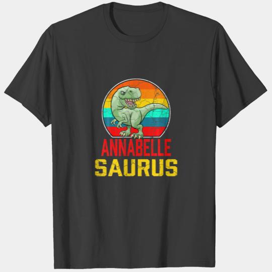 Annabelle Saurus Family Reunion Last Name Team Fun T-shirt