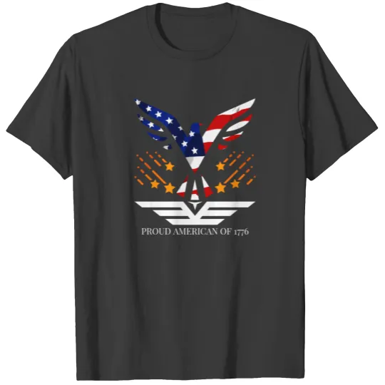 Proud american of 1776.Party like it's 1776 T-shirt