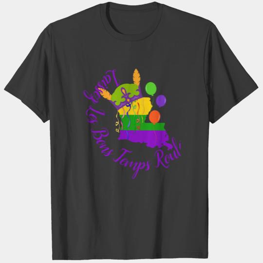 Louisiana Mardi Gras Crown State French Quote T-shirt