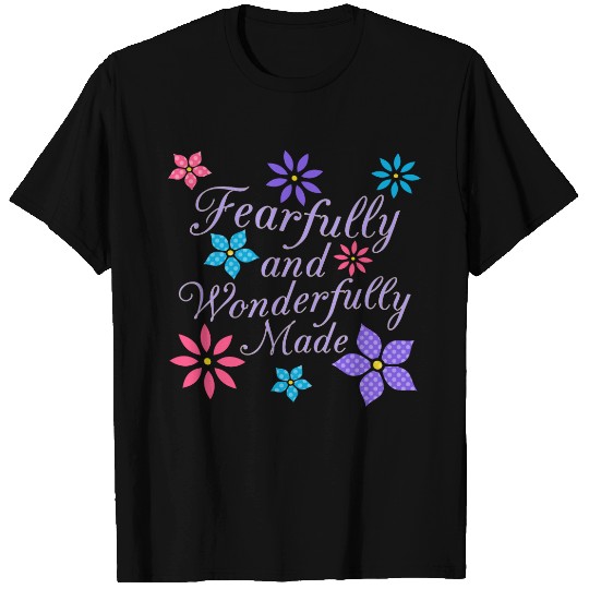 Fearfully and Wonderfully Made Floral T-shirt
