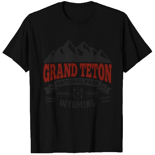 Grand Teton Vintage Maroon T-shirt