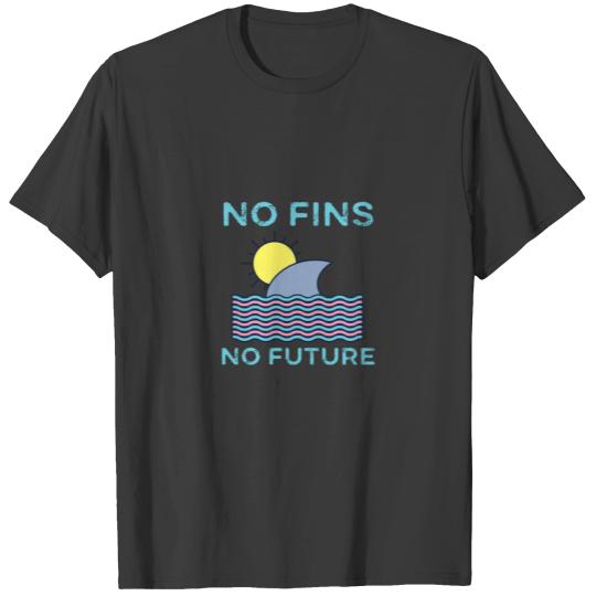No Fins No Future 90s Sleeveless T-shirt