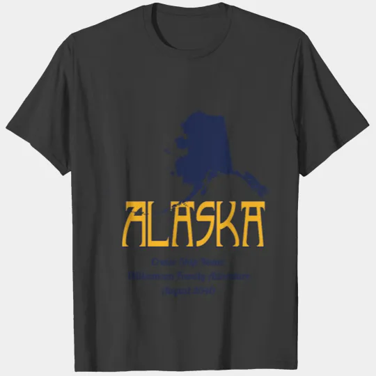 Alaska Family Cruise Vacation Blue T-shirt