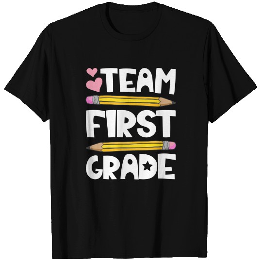 Team First Grade Funny 1st Back To School T-shirt