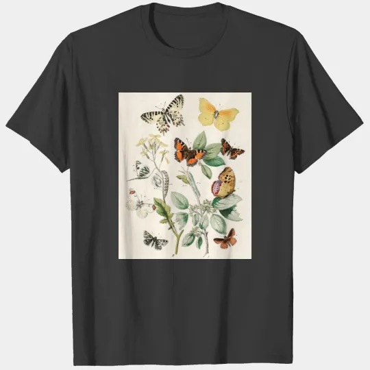 European Butterflies Moths William Forsell Kirby T-shirt