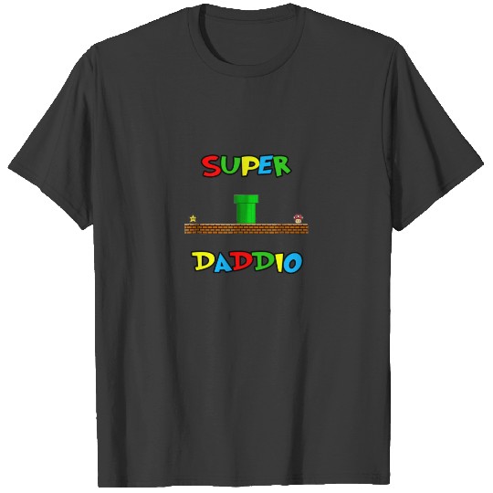 Nerdy Super Daddio Cute Fathers day Gift T-shirt