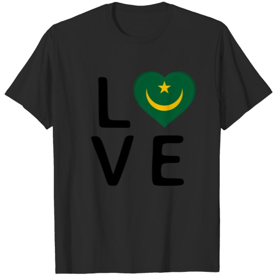 Discover Love - Mauritania Flag T-shirt