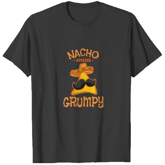 Discover Mens Nacho Average Grumpy Mexican Cinco De Mayo Fi T-shirt