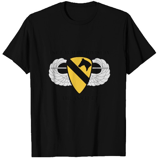 1st Cavalry Division Air Assault - With Text T-shirt