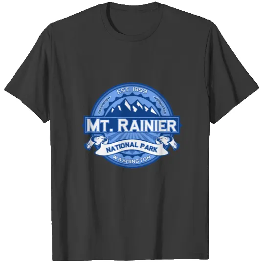 Mt. Rainier Cobalt T-shirt