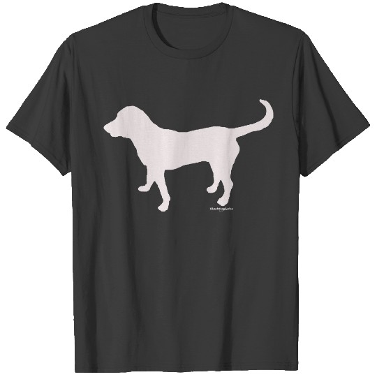 Men's Dark  With Black Lab Silhouette T-shirt