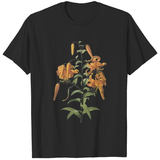 tiger lily(Lilium tigrinum) by Redouté T-shirt