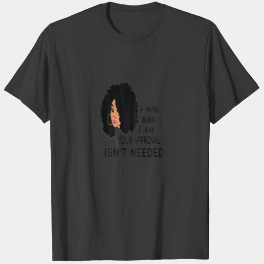 American Ladies Black Queen Lady Curly Natural Afr T-shirt