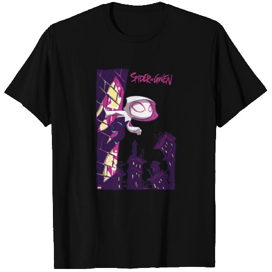 Spider-Man | Chibi Ghost-Spider On The Lookout T-shirt
