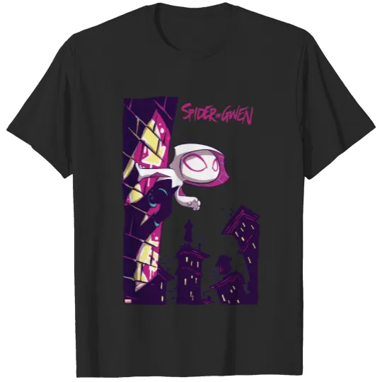Spider-Man | Chibi Ghost-Spider On The Lookout T-shirt