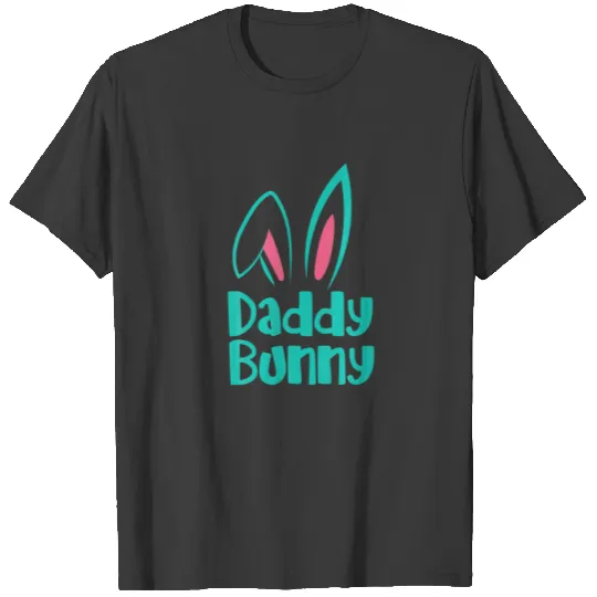 Daddy Bunny Funny Easter Family Matching Couple Fo T-shirt