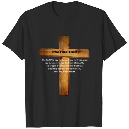 Discover Psalms 18:2 Jesus Christ Lord And Savior T-shirt