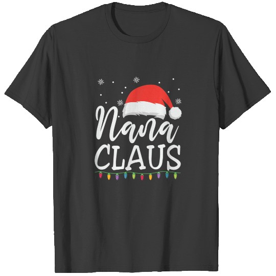 Nana Claus Family Matching Nana Claus Pajama T-shirt