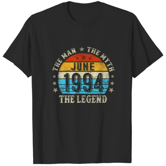 Discover 28 Year Old The Man Myth Legend June 1994 28Th Bir T-shirt