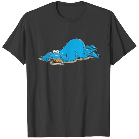 Vintage Cookie Monster Plate of Cookies T-shirt