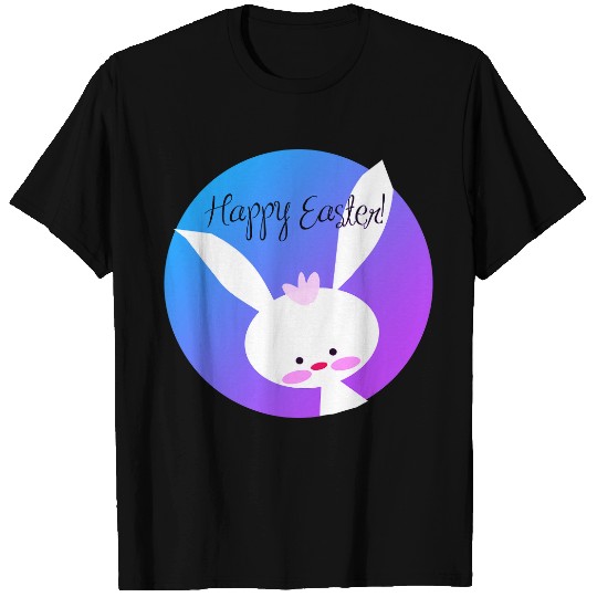 Customize HAPPY EASTER Bunny Aesthetic 3/4 Sleeve T-shirt