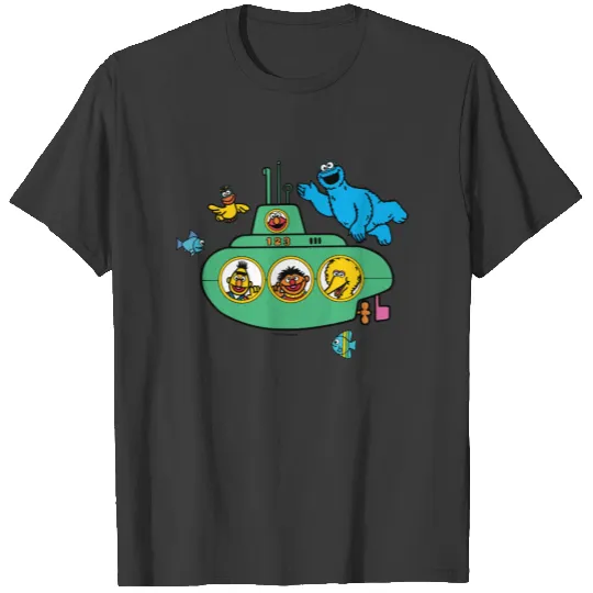 Cookie Monster and Sesame Pals Submarine T-shirt