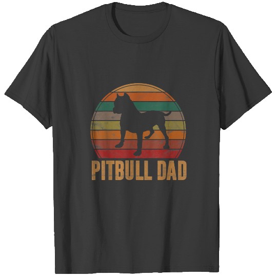 Pitbull Dad Gift Dog Lover Pet Daddy Pit Bull Sleeveless T-shirt