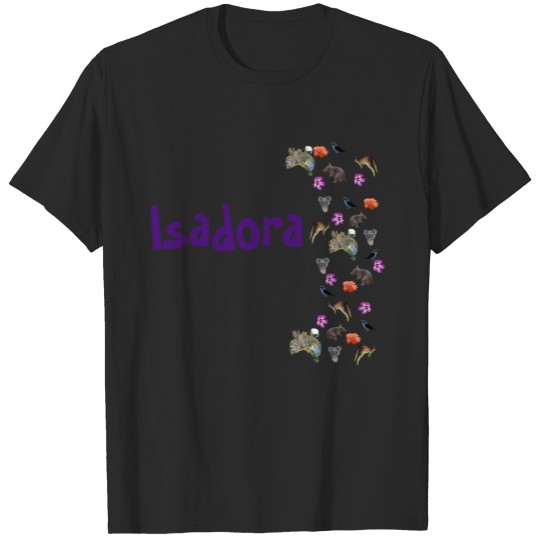 Isadora, Name With Australian Wildlife, T-shirt