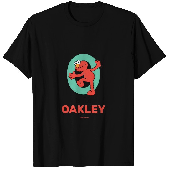 Elmo Alphabet | O Teal T-shirt