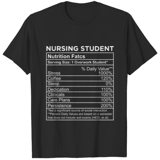 Nursing Student Funny Gift For Nurse T-shirt