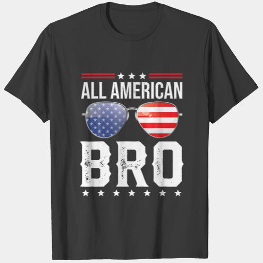 All American Bro Brother Matching Family Fourth 4T T-shirt
