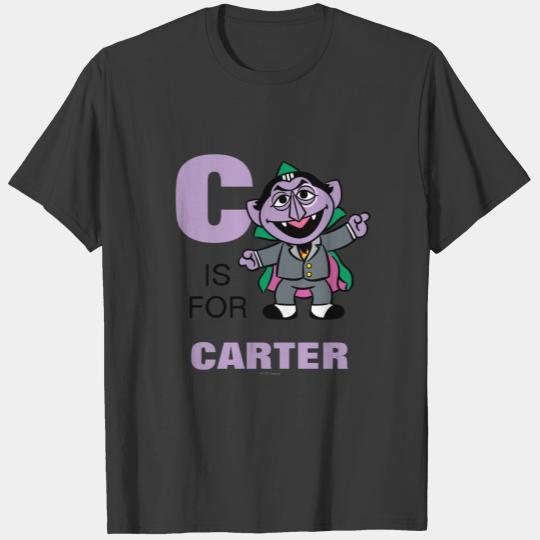 C is for Count von Count | Add Your Name T-shirt