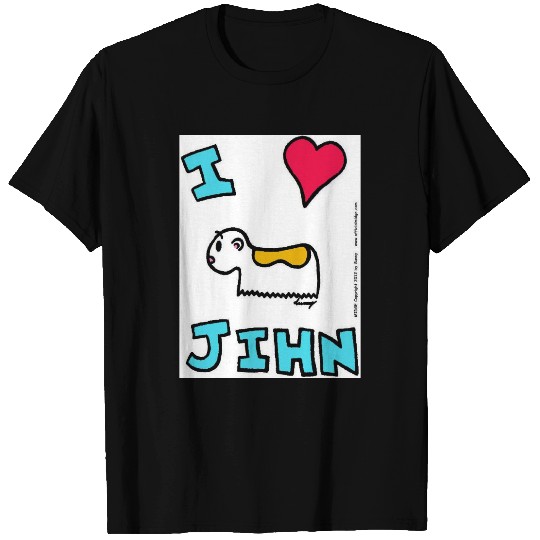 I Heart Jihn Toddlers Ringer T-shirt