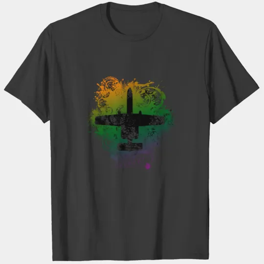 A-10 Warthog Grunge T-shirt