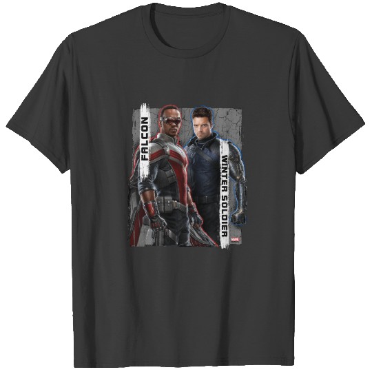 The Falcon and The Winter Soldier Character Badge T-shirt