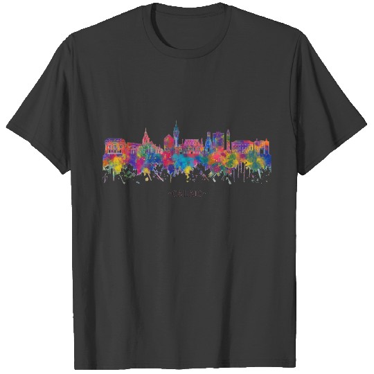 Discover Calais France Skyline T-shirt