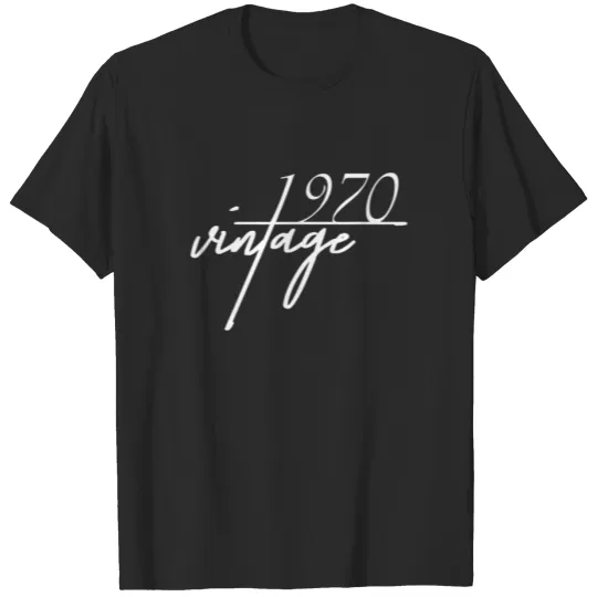 Vintage 1970. Gift For 50 Years Old. 50Th Birthday T-shirt