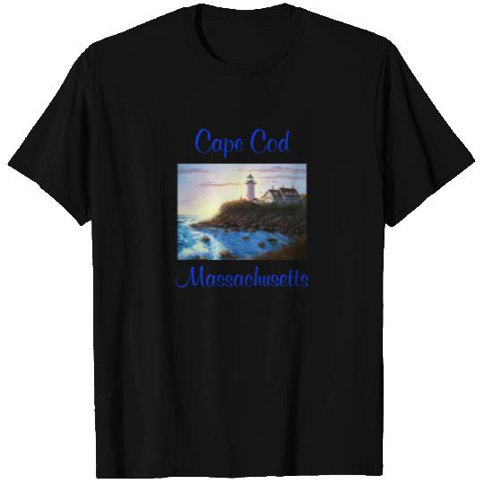 Cape Cod Mass Nobska Lighthouse Sweat T-shirt