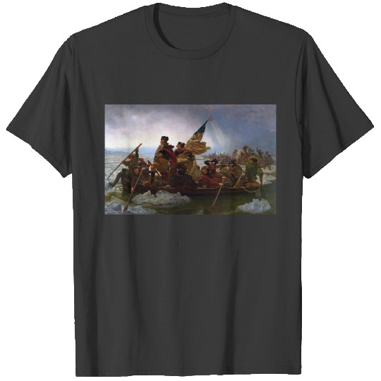 Discover Washington Crossing the Delaware - US Vintage Art T-shirt