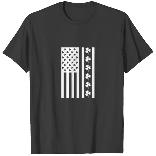 American Flag St Patricks Day - Vintage Irish Luck T-shirt