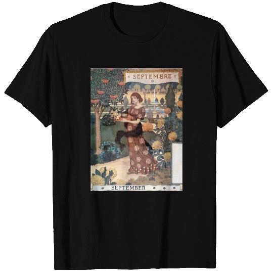 La Belle Jardiniere – Septembre - Eugène Grasset T-shirt
