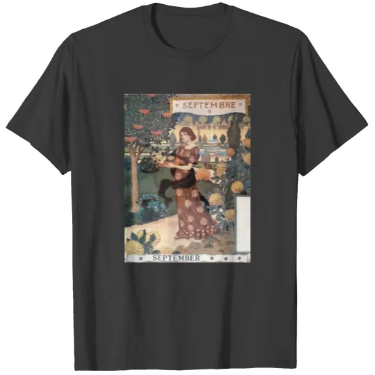La Belle Jardiniere – Septembre - Eugène Grasset T-shirt